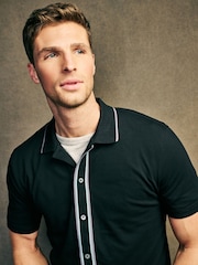PS Paul Smith Contrast Button Down Polo Shirt - Image 5 of 10