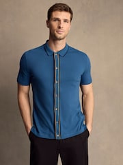 PS Paul Smith Contrast Button Down Polo Shirt - Image 1 of 9