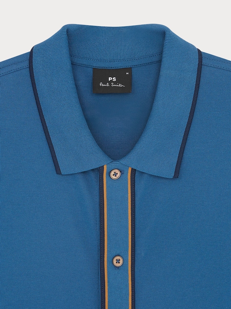 PS Paul Smith Contrast Button Down Polo Shirt - Image 9 of 9
