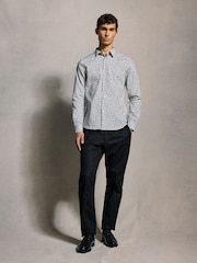 PS Paul Smith Blue Printed Design Shirt - Image 2 of 4