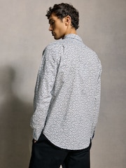 PS Paul Smith Blue Printed Design Shirt - Image 3 of 4