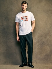 PS Paul Smith Jigsaw Design Graphic White T-Shrit - Image 2 of 5