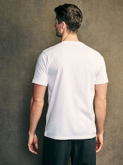 PS Paul Smith Jigsaw Design Graphic White T-Shrit - Image 3 of 5