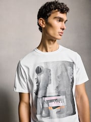 PS Paul Smith Graphic Print White T-Shirt - Image 4 of 5