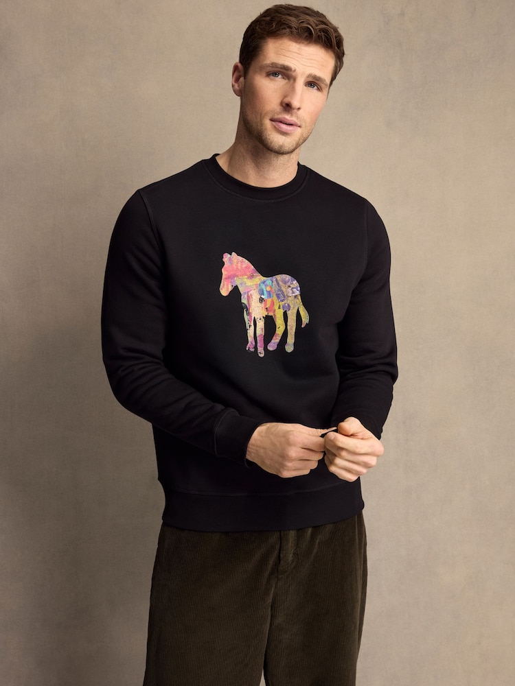 PS Paul Smith Graphic Design Black Sweatshirt - Image 1 of 6