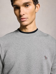 PS Paul Smith Quarter Zip Zebra Print Logo Sweatshirt - Image 5 of 6