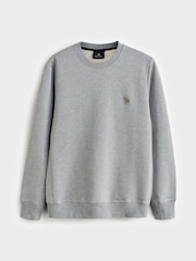 PS Paul Smith Quarter Zip Zebra Print Logo Sweatshirt - Image 6 of 6