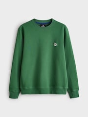 PS Paul Smith Quarter Zip Zebra Print Logo Sweatshirt - Image 6 of 6