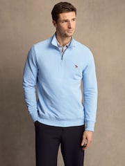 PS Paul Smith Logo Quarter Zip Sweatshirt - Image 1 of 6