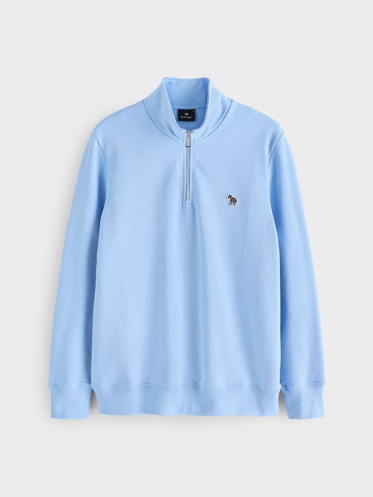 PS Paul Smith Logo Quarter Zip Sweatshirt - Image 6 of 6 PS Paul Smith Logo Quarter Zip Sweatshirt - Image 6 of 6