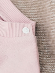 My 1st Years 100% Cotton Personalised Bow Pink Sweatshirt - Image 2 of 4