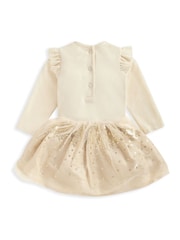 Mamas & Papas Gold Velour Bodysuit & Tutu 2 Piece Set - Image 5 of 7