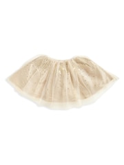 Mamas & Papas Gold Velour Bodysuit & Tutu 2 Piece Set - Image 6 of 7