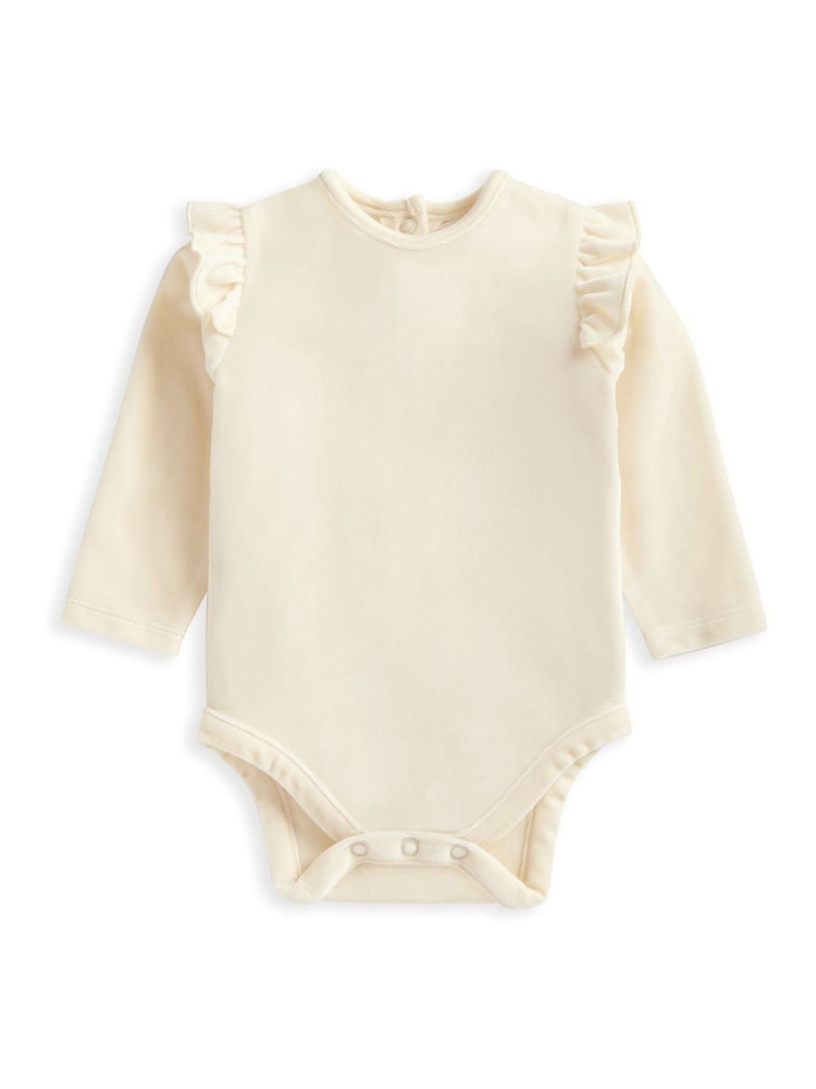 Mamas & Papas Gold Velour Bodysuit & Tutu 2 Piece Set - Image 7 of 7