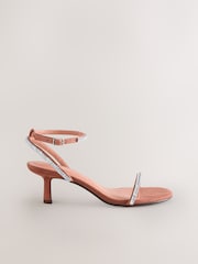 Blush Nude Forever Comfort® Round Toe Jewel Detail Simple Sandals - Image 2 of 5