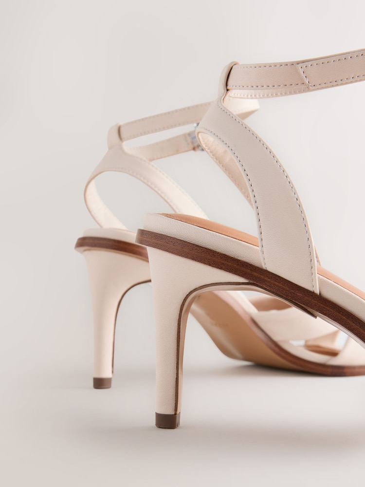 Bone Forever Comfort® Leather Knotted Strappy Heel Sandals - Image 9 of 9