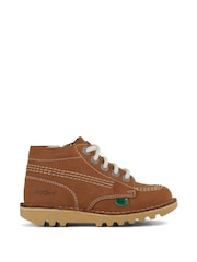 Kickers Brown Hi Zip Boots - Image 1 of 6