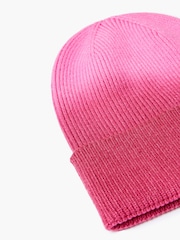 French Connection Pink Kezia Ombre Beanie - Image 2 of 3