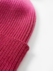 French Connection Pink Kezia Ombre Beanie - Image 3 of 3
