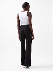French Connection Black Asura Lace Flared Trousers - Image 3 of 4