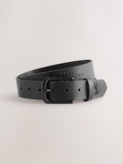 Black Casual Embroidery Belt - Image 1 of 3