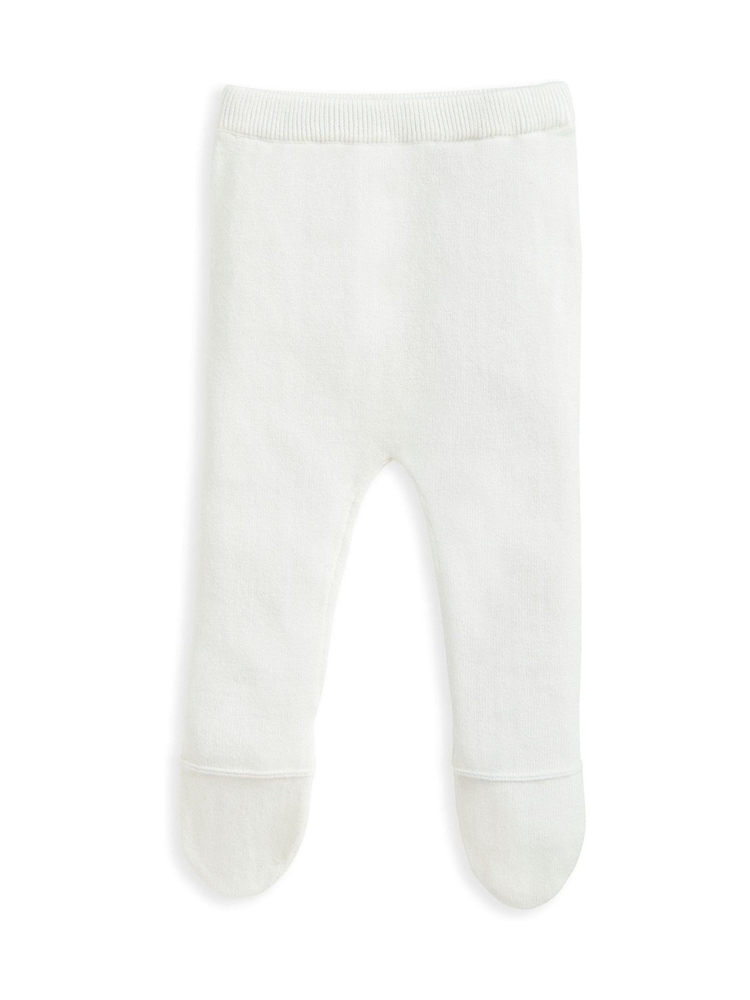 Mamas & Papas Cream Knitted Button Cardigan & Leggings 2 Piece Set - Image 3 of 4