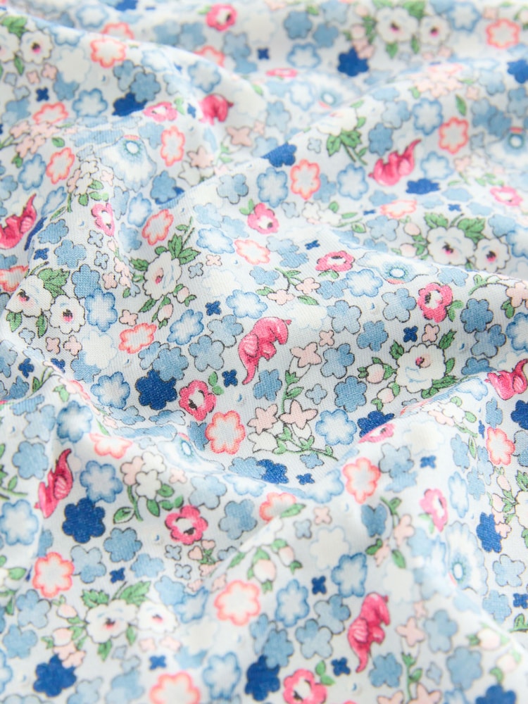 Cath Kidston Blue Dream Ditsy 100% Cotton Twosie Pyjamas - Image 8 of 8