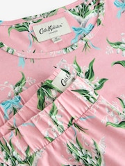 Cath Kidston Pink Lily of the Valley 100% Cotton Twosie Pyjamas - Image 7 of 8
