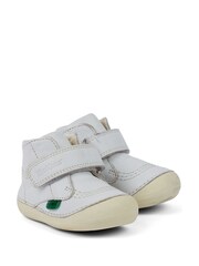 Kickers White Baby Softer Hi Boots - Image 2 of 6