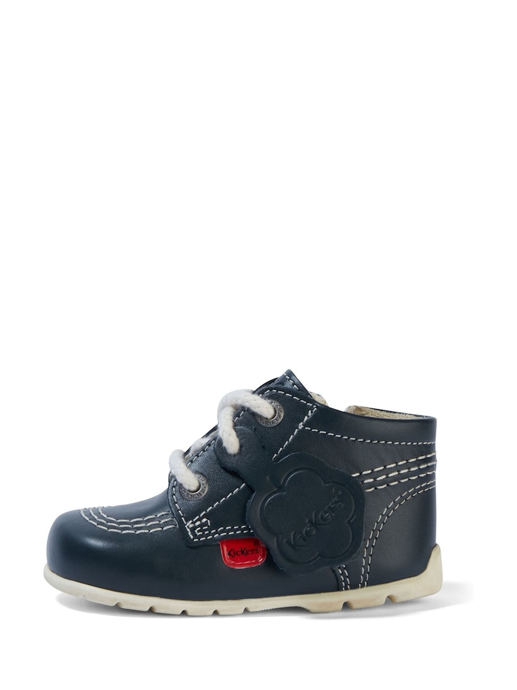 Kickers Blue Baby Hi Boots - Image 2 of 3