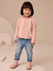 Pink Mouse Print Cardigan (3mths-7yrs) - Image 2 of 8