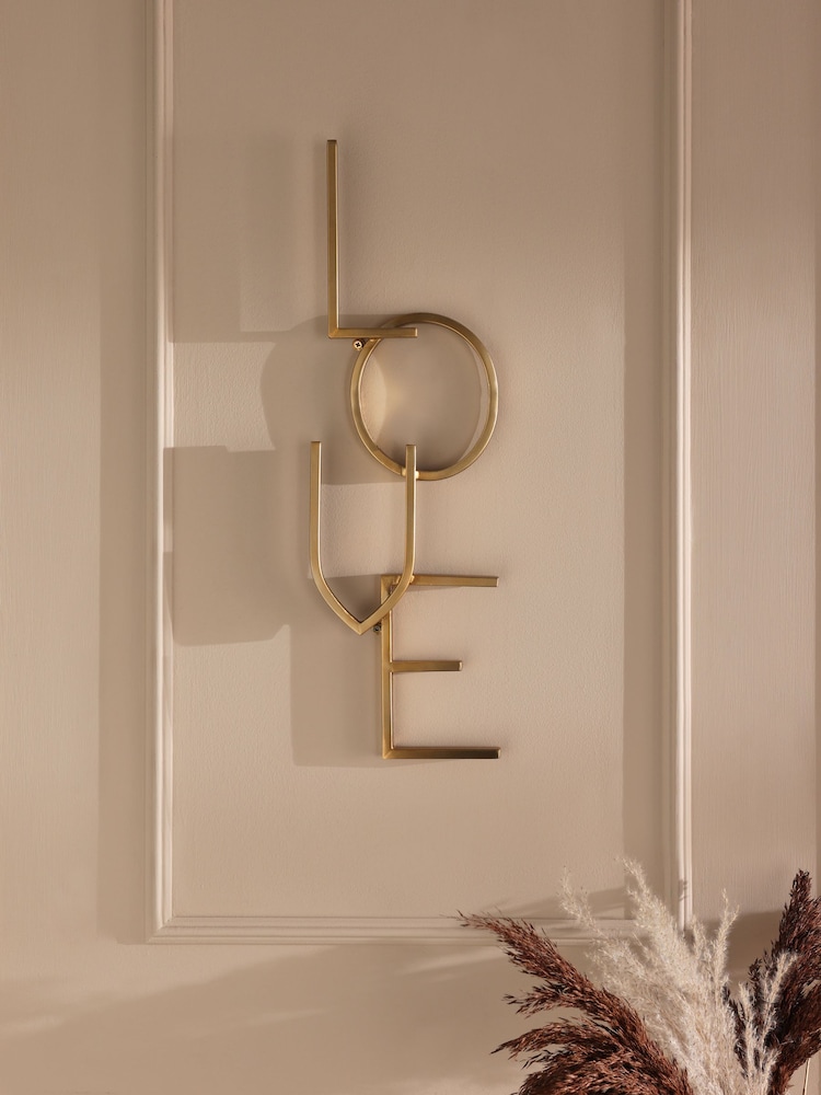 LOVE Word Metal Wall Plaque - Изображение 2 из 5 LOVE Word Metal Wall Plaque - Изображение 2 из 5