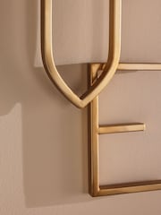 Placa metálica de pared con la palabra "LOVE" - Imagen 3 de 5
