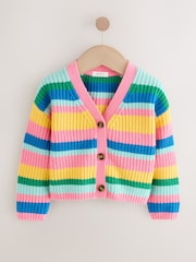 Rainbow V-Neck Cardigan (3mths-7yrs) - Image 4 of 7