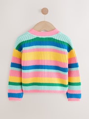 Rainbow V-Neck Cardigan (3mths-7yrs) - Image 5 of 7