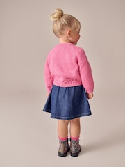 Pink Button-Up Cardigan (3mths-7yrs) - Image 3 of 8