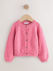 Pink Button-Up Cardigan (3mths-7yrs) - Image 5 of 8