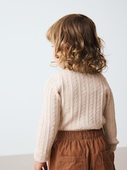 Oatmeal Roll Neck Jumper (3mths-10yrs) - Image 3 of 7