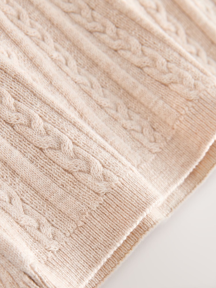 Oatmeal Roll Neck Jumper (3mths-10yrs) - Image 7 of 7