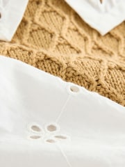 Ecru Mock Layer Knit Jumper (3mths-7yrs) - Image 9 of 9
