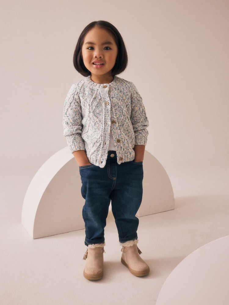 Blue Cable Knitted Cardigan (3mths-10yrs) - Image 2 of 9
