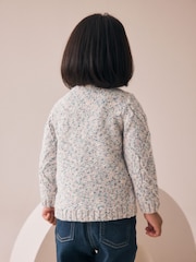 Blue Cable Knitted Cardigan (3mths-10yrs) - Image 3 of 9