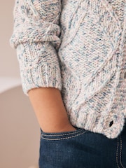 Blue Cable Knitted Cardigan (3mths-10yrs) - Image 5 of 9
