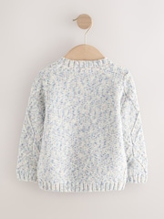 Blue Cable Knitted Cardigan (3mths-10yrs) - Image 7 of 9