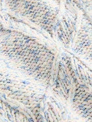 Blue Cable Knitted Cardigan (3mths-10yrs) - Image 8 of 9