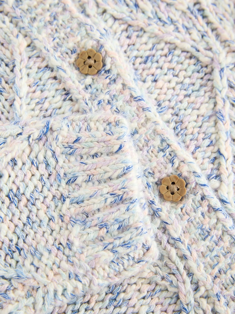 Blue Cable Knitted Cardigan (3mths-10yrs) - Image 9 of 9