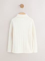 Ecru White Roll Neck Jumper (3mths-10yrs) - Image 2 of 5