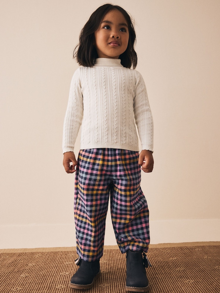 Ecru White Roll Neck Jumper (3mths-10yrs) - Image 2 of 7 Ecru White Roll Neck Jumper (3mths-10yrs) - Image 2 of 7