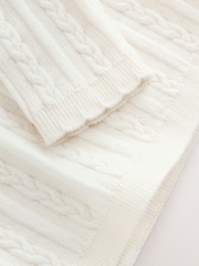 Ecru White Roll Neck Jumper (3mths-10yrs) - Image 4 of 5