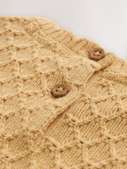 Ockergelb - Floral Print Knit Dress (3mths-7yrs) - Bild 6 von 8